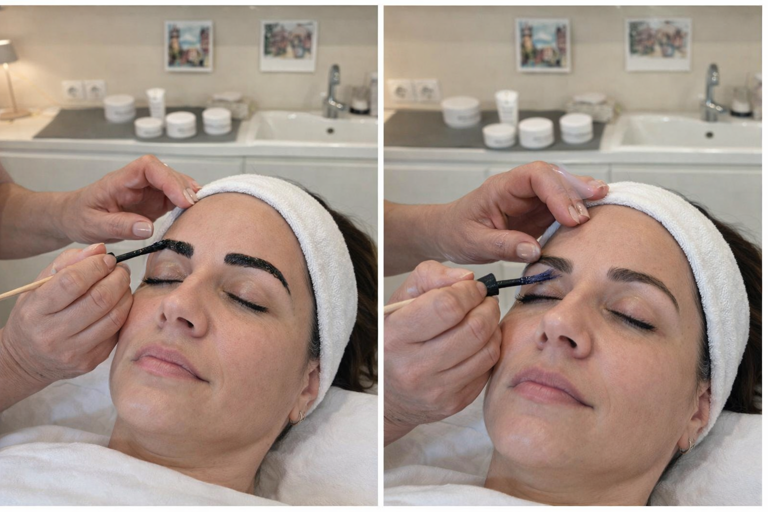 Wimpern & Augenbrauen färben